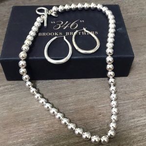 “346” Brooks Brothers Sterling Jewelry Set